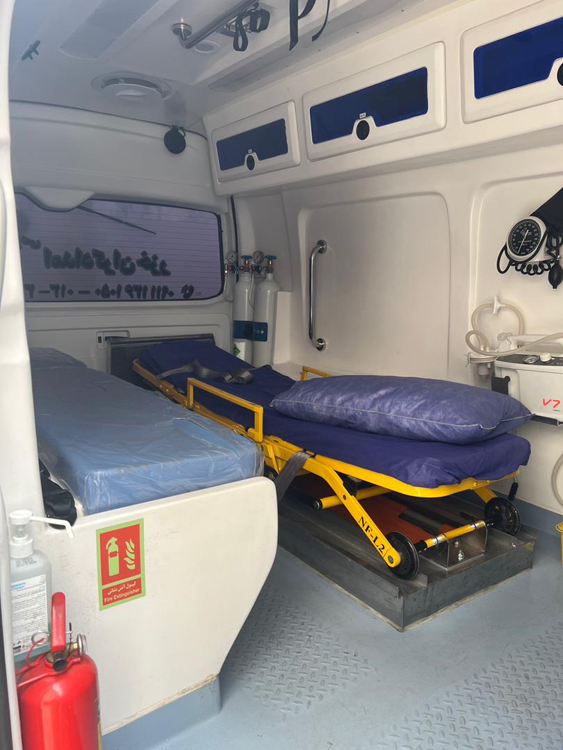 آمبولانس شبانه روزی امدادگران خزر در رشت